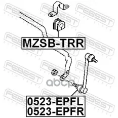 Тяга (стойка) стабилизатора FEBEST 0523-EPFR (E18134150) Febest арт. 0523-epfr