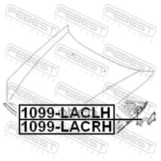 Петля капота L CHEVROLET OPTRA 2004-2007 [CAN] FEBEST 1099-LACLH Febest арт. 1099-LACLH