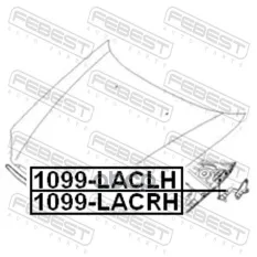 Петля капота правая Febest арт. 1099-LACRH