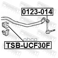 Втулка переднего стабилизатора d26.5 TOYOTA CELSIOR UCF3# 2000.08-2006.08 [JP] Febest арт. TSBUCF30F