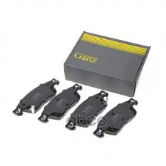 Колодки тормозные передние для INFINITI G35/37/25/EX35/37 all 06- GANZ GIJ09507 GANZ арт. GIJ09507
