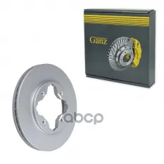 Диск тормозной передний с покрытием для HONDA ACCORD 90-98, CIVIC 95-01, ROVER 600 93-99 GANZ GIJ10270 GANZ арт. GIJ10270