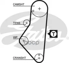 Ремень ГРМ GATES 5215XS (81671) Gates арт. 5215XS
