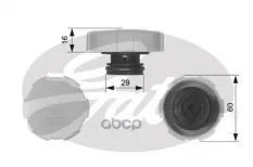 Крышка расширит.бачка OPEL ASTRA H/CORSA D/VECTRA C GATES RC231 (13 04 677) Gates арт. RC231