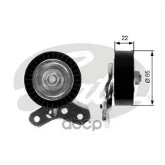 Ролик п/клин. ремня VAG A3 11-, TT 09-, Jetta III GATES T36106 (07K 145 172B) Gates арт. T36106