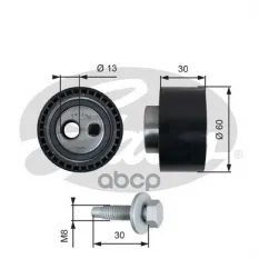 (7786-21182) Ролик приводного ремня Citroen Berlingo,C5,8,Evasion,Jumper,Jumpy,Xantia,Xsara,Fiat Ducato,Scudo,Ulysse,lancia Phedra,Zeta,Peugeot 206,30
