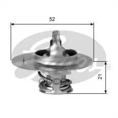 (7412-10068) Термостат EAGLE Talon/FORD (USA) Aspire/MERCURY (Ford/USA) Capri/MERCURY (Ford/USA) Tracer Gates арт. TH03291G1