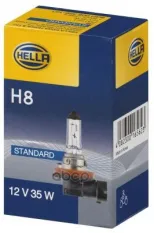 Лампа накаливания, H8 12V 35W HELLA арт. 8GH008356-121