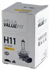 Лампа HELLA галогеновая H11 PGJ19-2 55W HELLA арт. 8GH 242 632-171