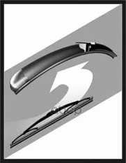 Щетка стеклоочистителя WB 92, front / страна пр-я BE / HELLA арт. 9XW 864 077-801