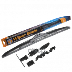 Щетка стеклоочистителя  гибридная  1шт. (20/500mm) Универсальная  адаптеры (крючок side pin top loc HOLA арт. hq20