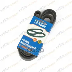 Ремень приводной (EPDM) 6PK1778 HYUNDAI/KIA/LADA/MAZDA/MERCEDES-BENZ KORWIN арт. KWMH0131