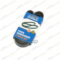 Ремень приводной (EPDM) 6PK1195 PEUGEOT/FIAT/INFINITI/MITSUBISHI KORWIN арт. KWMH0048