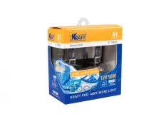 Автолампа H1 12v 55w (P14,5s) Kraft Pro +80 more light (2шт. блистер) Kraft арт. KT 700203