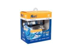Лампа 12V H7 55W PX26d Kraft Pro +80% more light (2шт. блистер) Kraft арт. KT 700205