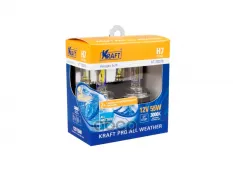 Автолампа H7 12v 55w (PX26d) Kraft Pro All Weather  (2шт. блистер) Kraft арт. KT 700218