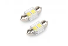 Светодиод C5W (SV8,5) 10x31 12v (white) Kraft Pro (2 шт. Европодвес) Kraft арт. KT700262