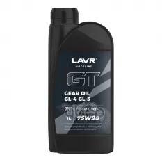 75W-90 MOTO Трансмиссионное масло GT GEAR OIL G4/5, 1 л LAVR арт. LN7901