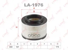 Фильтр воздушный LYNX LA-1976 (178010C020) LYNXauto арт. LA1976