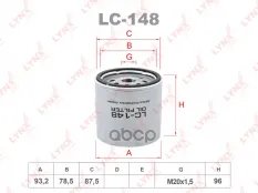 Фильтр масляный CHERY Tiggo 4 2.0 19> / Tiggo 8/8 Pro 2.0 20> LYNXauto LC-148 LYNXauto арт. LC-148