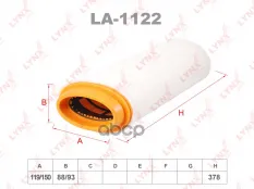 Фильтр воздушный LYNX LA-1122 (13712246997) LYNXauto арт. LA-1122