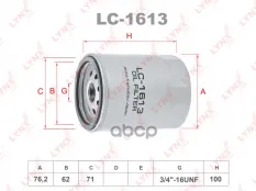Фильтр масляный LYNXauto арт. LC-1613