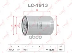 фильтр масляный! D102 H150 Toyota LYNXauto арт. LC1913
