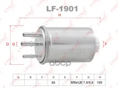 фильтр топливный! Ssang Yong Kyron/Rexton/Rodius 2.0-2.7XDi 04> LYNXauto арт. LF1901