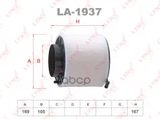 Фильтр воздушный LYNXauto арт. LA1937