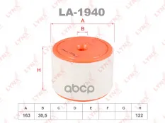 Фильтр воздушный LYNX LA-1940 (4G0133843H) LYNXauto арт. LA1940