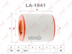 фильтр воздушный! Audi A7 3.0T/A8 3.0TDi/6.3/Q7 3.0TDi 11> LYNXauto арт. LA1941