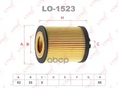 Фильтр масляный LYNXauto LO1523 LYNXauto арт. LO1523