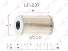 фильтр топливный! Renault Master 1.9-2.5dCi 00> LYNXauto арт. LF237
