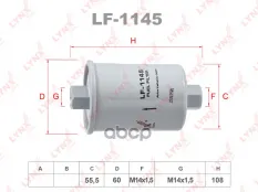 Фильтр топливный LAND ROVER Freelander I 1.8 98>  TOYOTA Cressida 2.0 82-85  OPEL Speedster 2.0 02-0 LYNXauto арт. lf-1145