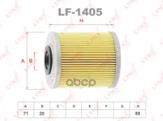 Фильтр топливный OPEL Movano A 1.9D-2.5D 00> / Vivaro A 1.9D-2.5D 01>  RENAULT Master II-III 2.2D-2. LYNXauto арт. lf-1405