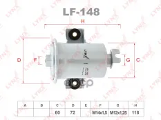 Фильтр топливный TOYOTA Corolla 1.3-1.6 92-99/Starlet 1.3 96-99 LYNXauto арт. lf-148