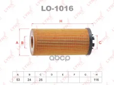 Фильтр масляный AUDI A6 (4F5) 2.7d 04-08 LYNXauto арт. LO1016