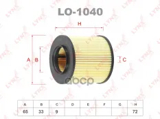 Фильтр масляный LYNX LO-1040 (03C 115 562) LYNXauto арт. LO1040
