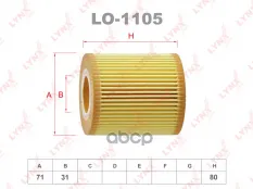 Фильтр масляный LYNX LO-1105 (11427501676) LYNXauto арт. LO1105
