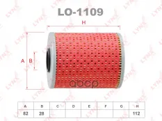 Фильтр масляный LYNX LO-1109 (11421711568) LYNXauto арт. LO1109