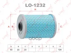 Фильтр масляный MERCEDES-BENZ G-class W460 2.8 79-93 / W463 5.0 92-94 LYNXauto арт. lo-1232