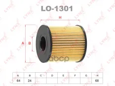 Фильтр масляный LYNX LO-1301 (11427557012) LYNXauto арт. LO-1301