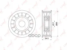 Ролик натяжного механизма / приводной FORD Focus I 1.4-1.6 98-04 LYNXauto арт. pb-5162