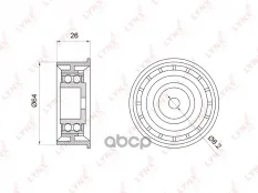 Ролик ГРМ LYNX PB-3022 (9128739) LYNXauto арт. PB3022