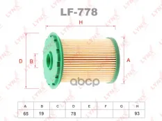 фильтр топливный! Opel Movano 2.2DTi/2.5DTi/Vivaro,Renault Master 1.9Di/DTi00> LYNXauto арт. LF778