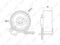 Ролик натяжной LYNXauto арт. PB1014