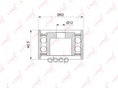 Ролик направляющий / ГРМ TOYOTA 4Runner 3.4 95-02 / Land Cruiser(90) 3.4 96> / Tundra 3.4 99-03 LYNXauto арт. pb-3123