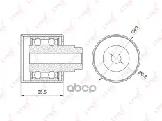 Ролик направляющий / приводной AUDI A3 1.9D-2.0D 00-12,A4 1.9D-2.0D 01>,A5 2.0D 08>,A6 1.9D-2.0D 01-11,Q5 2.0D 08>,TT 2.0D 08>, MITSUBISHI Outlander,A