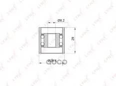Ролик направляющий / ГРМ AUDI A3 1.9D-2.0D 96> / A4 1.8-3.0D 95> / A5 2.0D 11> / A6 1.8-2.0D 95> / Q LYNXauto арт. pb-3004