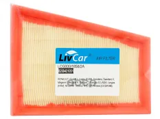 Фильтр воздушный LivCar ОЕМ 8200431051 RENAULT LADA NISSAN (LHD) Полиуретан LivCar арт. lcg000/1858/2a